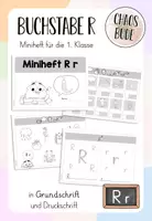 Vorschau - Arbeitsblätter - Miniheft R r - Buchstabeneinführung - Deckblatt