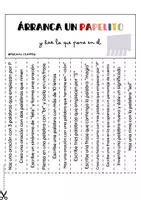 Vista previa - Unidades / Secuencias / Situaciones de Aprendizaje - DICTADO "ARRANCA UN PAPEL" - Portada