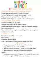 anteprima - Materiale di supporto/inclusione - ANIMAL BINGO FOR YOUNG ENGLISH LEARNERS - Pagina 1