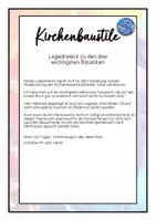 Vorschau - Bildkarten - Legedreieck der drei wichtigsten Kirchenbaustile - Seite 1