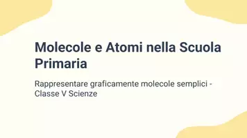 anteprima - Presentazioni / Lavagne - Rappresentare graficamente molecole semplici. - Pagina 1