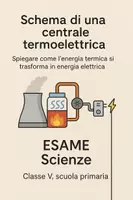 anteprima - Compiti in classe/Test - Spiegare come l’energia termica si trasforma in energia elettrica. - Pagina di copertina