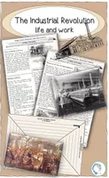Vorschau - Stundenentwürfe - Geschichte-bili-Industrial Revolution-Life and work - Deckblatt