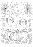 Vorschau - Mal- und Bastelvorlagen - Halloween Ausmalbilder - Seite 2