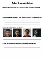 Vorschau - Arbeitsblätter - Lernzielkontrolle / Arbeit Kommunikationsmodelle - Seite 2