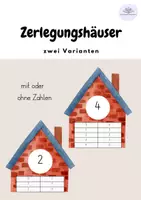 Vorschau - Anderer Materialtyp - Zerlegungshäuser- zwei Varianten - Deckblatt
