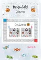 Vorschau - Spiele - Bingofeld - Halloween Costumes (3./4. Klasse, Englisch) - Deckblatt
