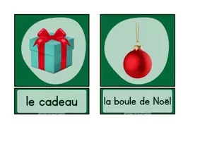 Vorschau - Präsentationen/Tafelbilder - Weihnachten im Französischunterricht_Tafelbilder - Seite 1