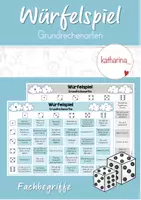 Vorschau - Spiele - Würfelspiel: Grundrechenarten (Fachbegriffe) - Deckblatt