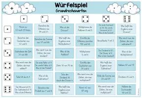 Vorschau - Spiele - Würfelspiel: Grundrechenarten (Fachbegriffe) - Seite 3