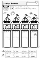 Vorschau - Arbeitsblätter - Halloween Stationenbetrieb – Deutsch, Mathe, Kreativ - 2. Klasse Volksschule - Seite 1