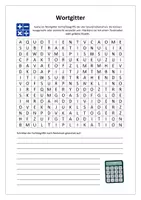 Vorschau - Arbeitsblätter - ComputerAG - Ein Wortgitter in Word erstellen - Seite 1