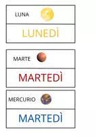anteprima - Altro tipo di materiale - Calendario CLASSE PRIMA Primaria - Pagina di copertina