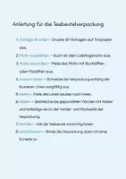 Vorschau - Mal- und Bastelvorlagen - Weihnachtsgeschenk basteln - Teebeutelverpackung - Seite 1