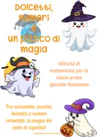 anteprima - Esercizi - Dolcetti, Numeri E Un Pizzico Di Magia - classe prima - Pagina di copertina
