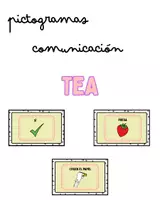 Vista previa - Refuerzo / NEE / Materiales de apoyo - Pictogramas de comunicación TEA - Portada