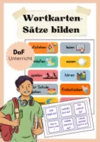 Vorschau - Bildkarten - Warm-up – Alltagsverben & Fragekarten zum Satzbau - Deckblatt