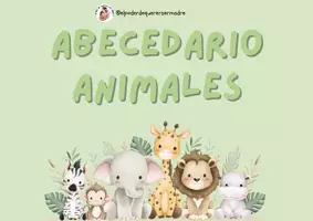 Vista previa - Tarjetas / Manipulativos - ABECEDARIO DE ANIMALES - página 1