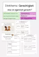Vorschau - Unterrichtsreihen - Gerechtigkeit - Ethik/Grundschule - Deckblatt