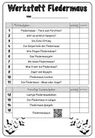 Vorschau - Unterrichtsreihen - Selbstlernheft oder Werkstatt oder Lerntheke Fledermaus - Seite 3