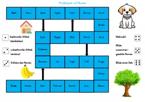 Vorschau - Stationenlernen - Materialpaket Würfelspiele Deutsch - Seite 2