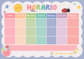 Vista previa - Tarjetas / Manipulativos - “Mi semana de aventuras” Panel visual semanal para peques - página 1
