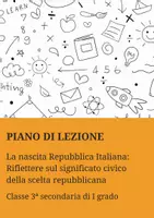anteprima - Piani di lezione - Esplorando la Repubblica: Il Referendum del 1946 in Italia - Pagina di copertina
