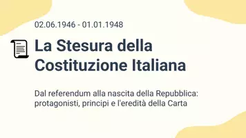 anteprima - Presentazioni / Lavagne - La Stesura della Costituzione Italiana - Pagina 1