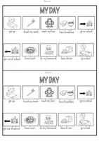 Vorschau - Arbeitsblätter - My Day / Daily Routines Activity Booklet (Englisch Klasse 3/4) - Seite 2