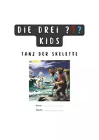 Vorschau - Arbeitsblätter - Die drei ??? Kids - Tanz der Skelette - Deckblatt