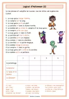 Vorschau - Arbeitsblätter - Logical (2)_Halloween_Französisch - Deckblatt