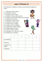 Vorschau - Arbeitsblätter - Logical (2)_Halloween_Französisch - Seite 2