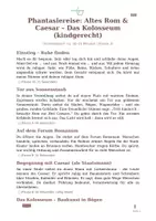 Vorschau - Spiele - Phantasiereise: „Altes Rom & Caesar – Das Kolosseum“ - Deckblatt