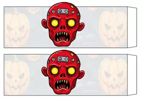 Vorschau - Mal- und Bastelvorlagen - Schaurige Windlichter für Halloween - Bastelvorlage #huhuhalloween - Seite 3