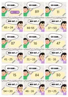 Vorschau - Spiele - Ich habe, wer hat ZR 100 Mathe Zahlenraum 100 - Seite 2
