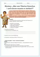 Vorschau - Arbeitsblätter - Mystery: Tiberius Gracchus – Held oder Unruhestifter? - Seite 1