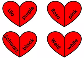Vorschau - Mal- und Bastelvorlagen - Puzzle - Englisch - Thema: Farben/colours+ Vorlagen - Seite 2