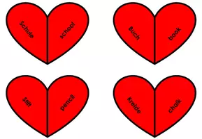Vorschau - Arbeitsblätter - Puzzle - Englisch - Thema: Schule/school + Vorlagen - Seite 3