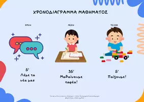 Προεπισκόπηση - Υποστηρικτικό υλικό / Ειδική αγωγή - Οπτικοποιημένο πρόγραμμα συνεδρίας_μαθήματος - Εξώφυλλο