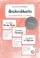 Vorschau - Aufgabenkarten - Abschreiben üben mit der Abschreibkartei - Deckblatt