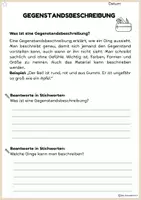 Vorschau - Arbeitsblätter - Gegenstandsbeschreibung Merkmale - Lückentext - Suchsel/dreifach Differenziert - Seite 2