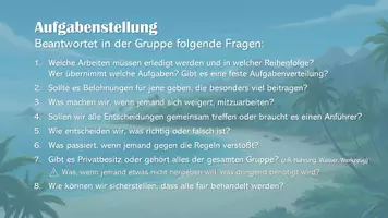 Vorschau - Präsentationen/Tafelbilder - Planspiel Gestrandet auf einer einsamen Insel - Demokratie & Gerechtigkeit - Seite 3
