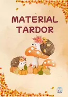 Vista previa - Hojas de trabajo - MATERIAL TARDOR Català - Portada