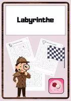 Vorschau - Arbeitsblätter - Rätsel für Vertretungsstunden / Vertretung / Labyrinth - Deckblatt