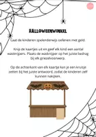 Voorbeeld - halloweenwinkel - knijpkaarten betalen tot 5 euro - Voorblad
