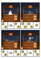 Voorbeeld - halloweenwinkel - knijpkaarten betalen tot 5 euro - Pagina 1