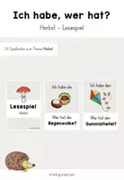 Vorschau - Spiele - Herbst - Lesespiel "Ich habe ..., wer hat ...? - Deckblatt