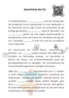 Vorschau - Arbeitsblätter - Geschichte der EU als Lückentext - Seite 2