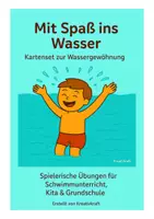 Vorschau - Bildkarten - Schwimmunterricht
Kartenset zum Thema Wassergewöhnung - Seite 1
