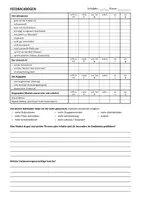 Vorschau - Arbeitsblätter - Anpassbarer Feedbackbogen für deinen Unterricht - Deckblatt